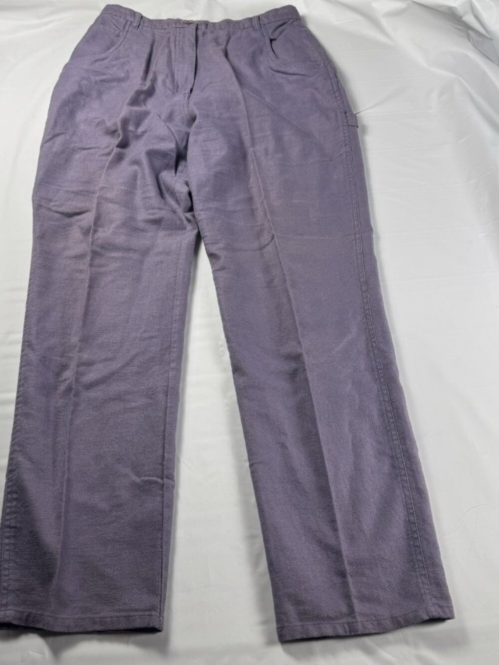 Vintage Paul Harris Design Pants Womens 10 Purple Lavender Pleated Straight 90s